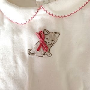 Janie and Jack kitten onesie